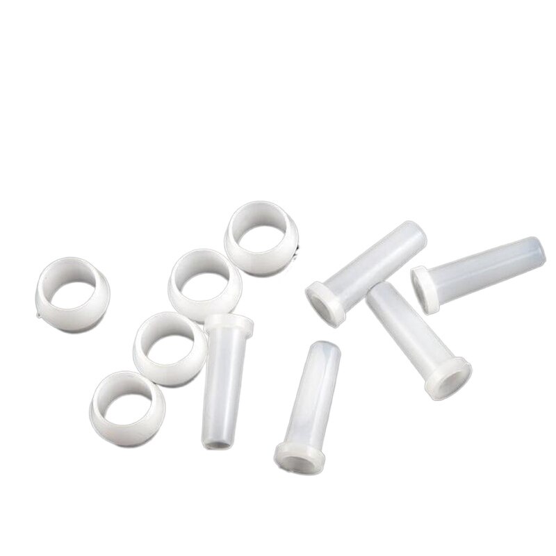 Manga de plástico de 1/4 pulgadas para insertar manguera, silenciador, piezas de filtro de agua RO, accesorios de tubería, grifo de cuello de cisne, accesorios a prueba de fugas