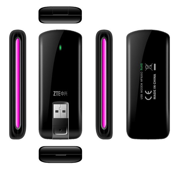 Trasporto Libero Ha Sbloccato ZTE MF820 LTE Modem 100 M wireless usb modem LTE MF820