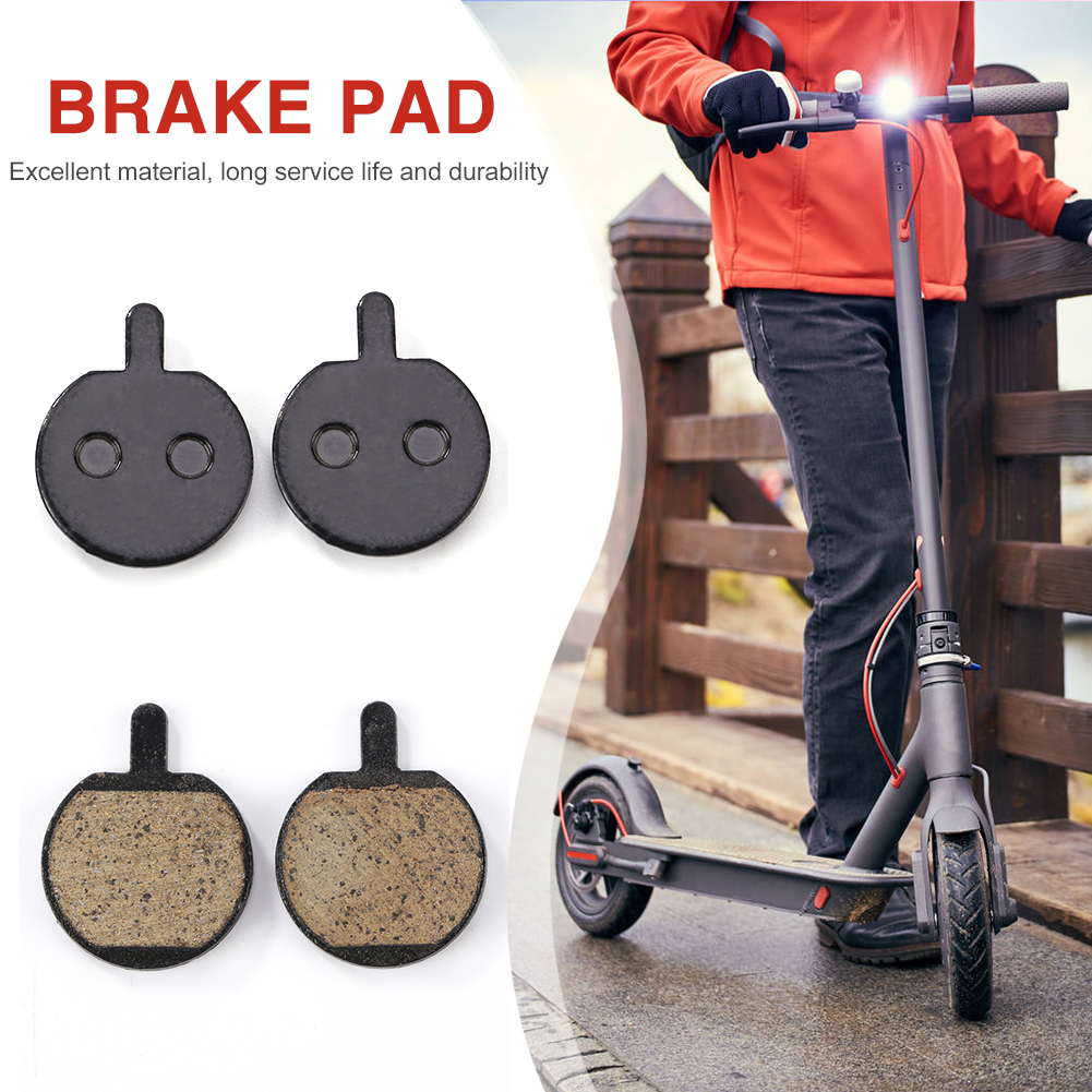2 Pair 10 inch Electric Scooter Resin Disc Brake Pads for Kugoo M4 Kick Scooter Replacement Parts Friction Plates