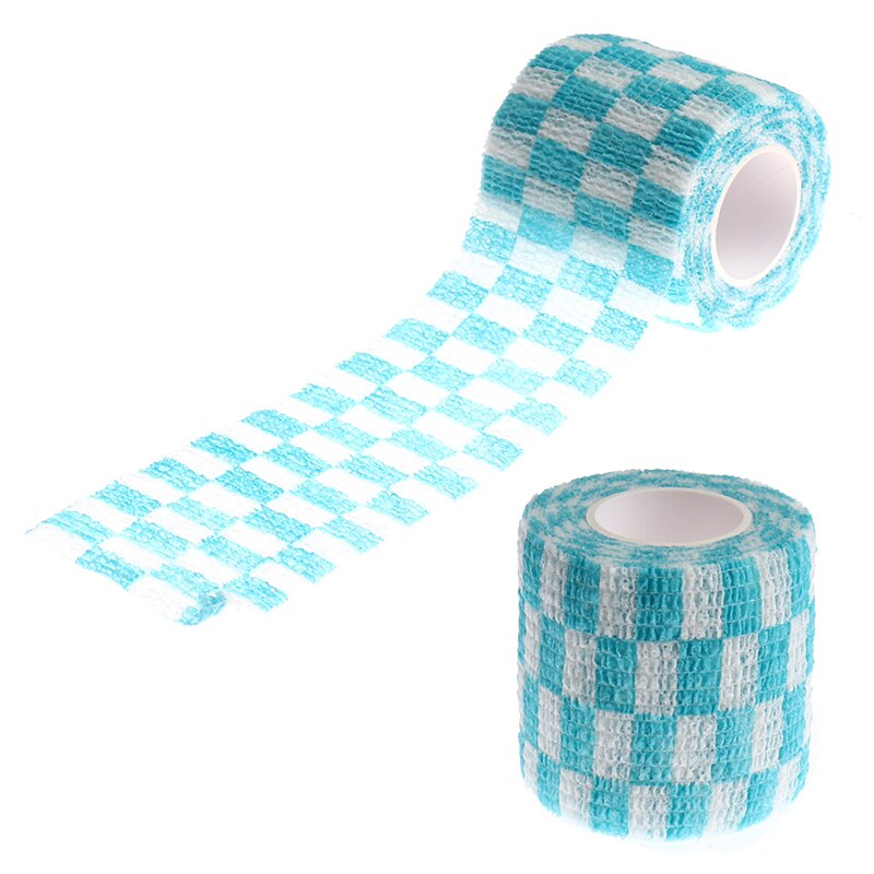 Vendaje elástico autoadhesivo de dibujos animados, cinta no tejida para primeros auxilios, gasa médica, 4,5 m, 1 ud.: light blue