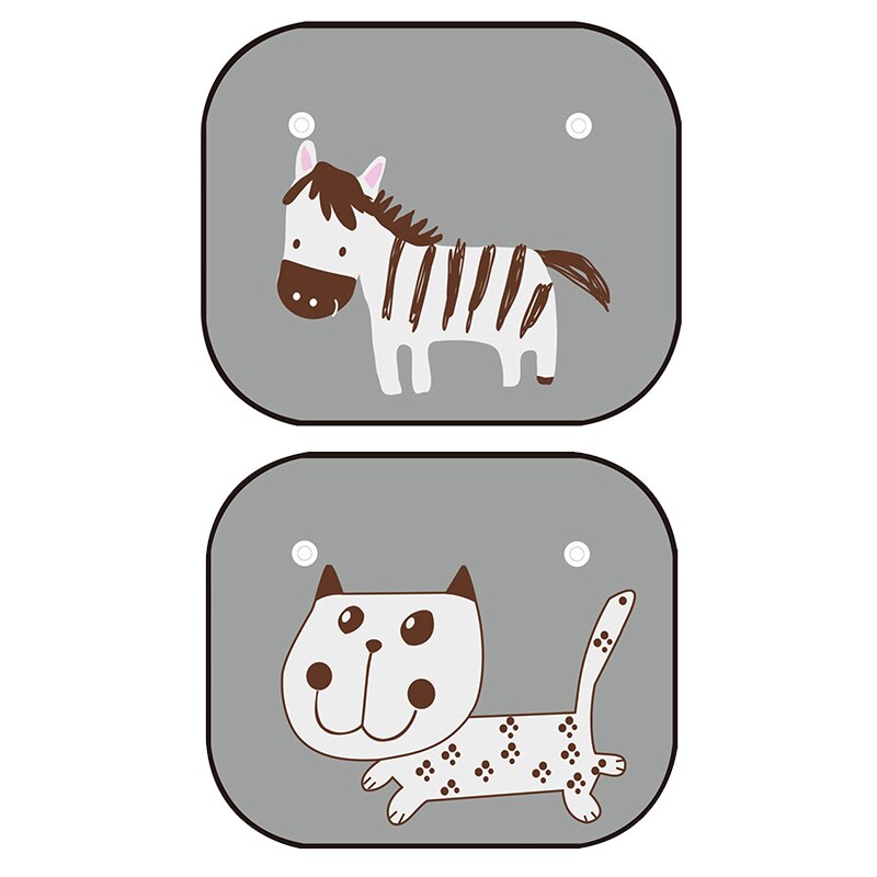 LENTAI Car Side window shade Covers Animal Anti-static For kia Ceed Suzuki grand vitara Citroen xsara picasso Subaru Saab Lada