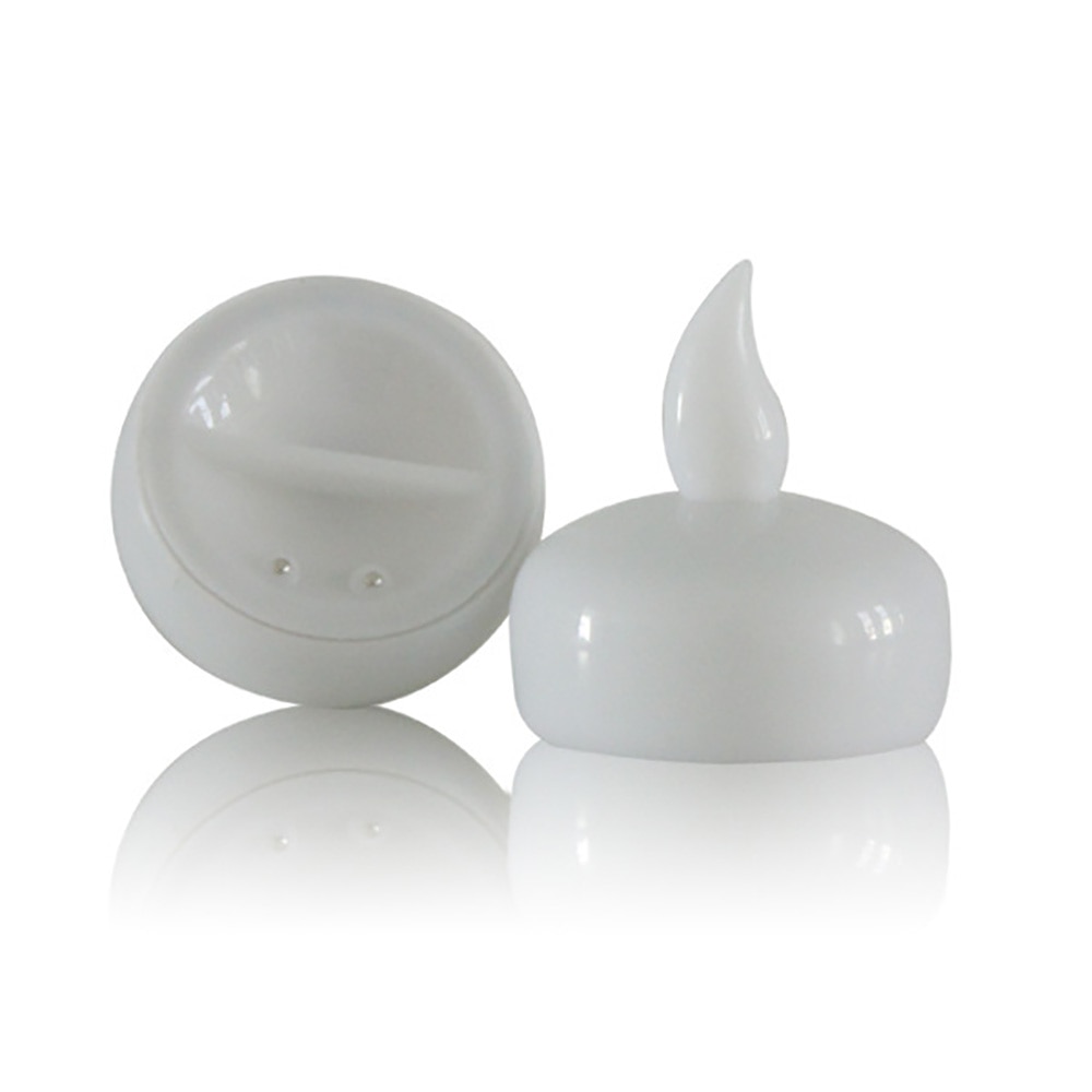 12pcs Waterproof Small LED Floating Candles Wedding Party Candle Lamp for Bath