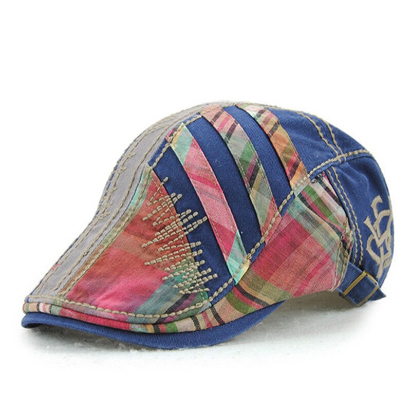 Xthree baret cap herre hatte til kvinder visir solhat gorras planas flade kasketter baretter: Himmelblå