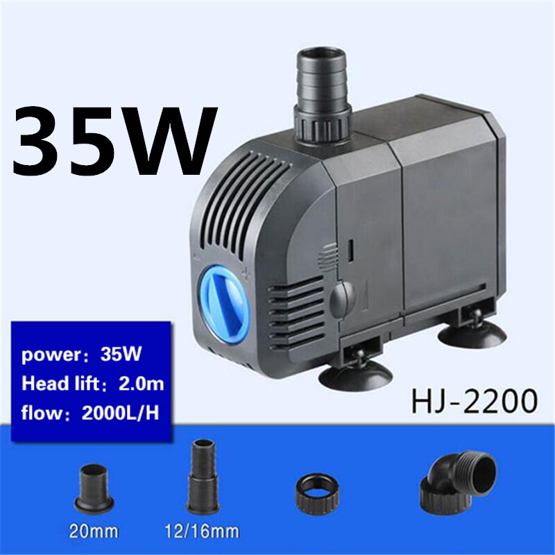 Sunsun 220V Ultra Silent Aquarium Water Pump Outdoor Submersible Pump Garden Fountain Pump: 35W