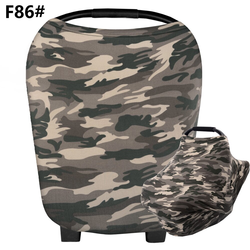 Housse d'allaitement multi-usages, écharpe d'allaitement, housse de siège auto pour bébé, chariot de courses, chaise haute, poussette, grand châle infini, livraison gratuite: F86