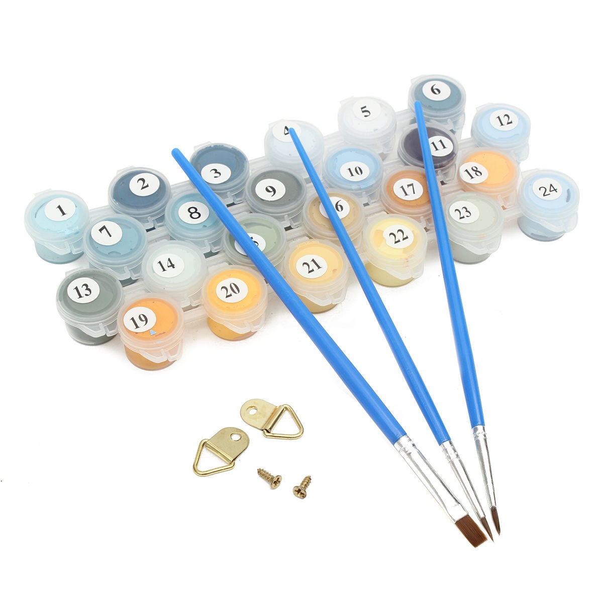 DIY 40*30cm Sea Sailing DIY Digital Oil Painting Paint By Number Kit Linen Canvas