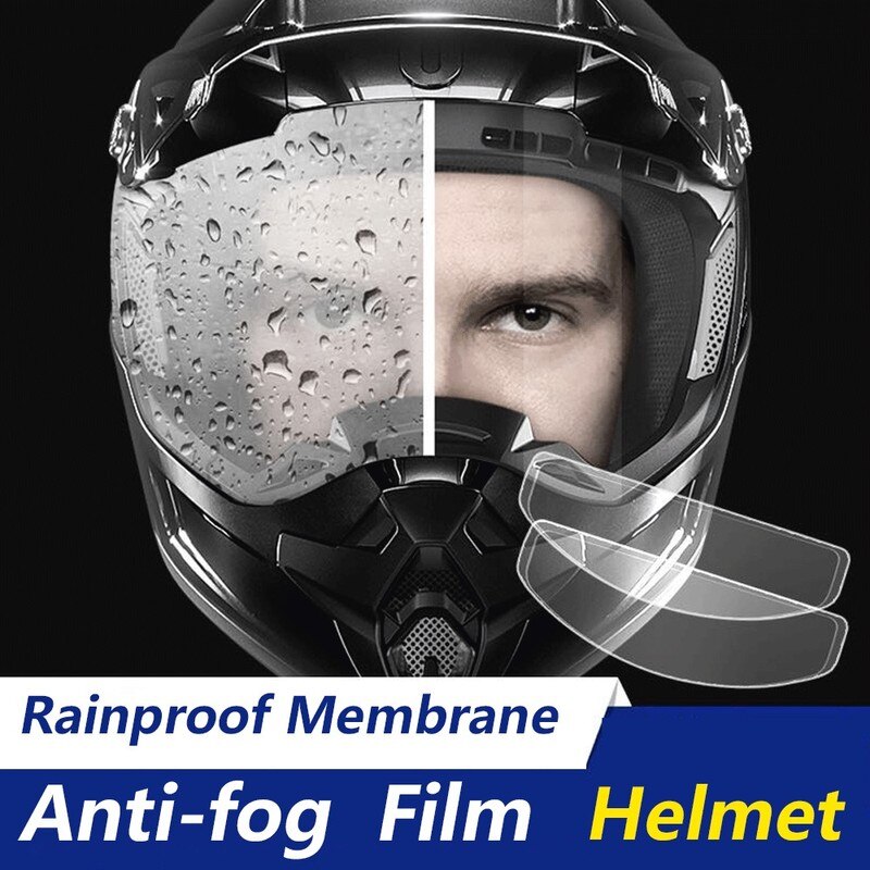 Helm Motorfiets Accessoires Anti-Fog Regendicht Nano Coating Sticker Film Voor Yema Helm Helm Voor Sneeuwscooter Chopper Bike