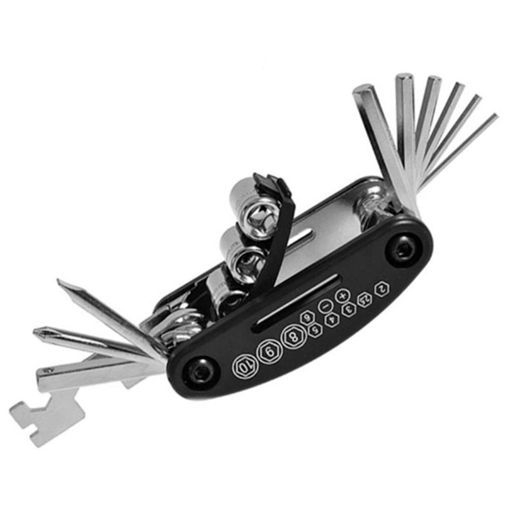 Mini kleine draagbare 16 in- in-1 multifunctionele reparatieset voor mountainbikes en fietsen