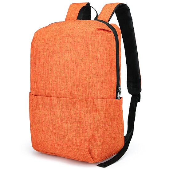 Casual dames rugzak tas dames heren waterbestendig lichtgewicht outdoor reistassen student schooltas laptop rugzak: Oranje