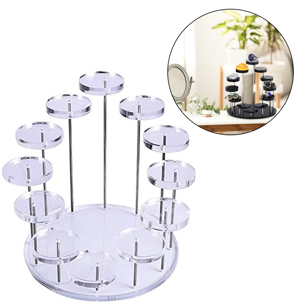 Cupcake Cake Stand Acryl Display Stand Taart Houder Voor Sieraden Cake Dessert Rack Thuis Verjaardagsfeestje Stand Decor: A