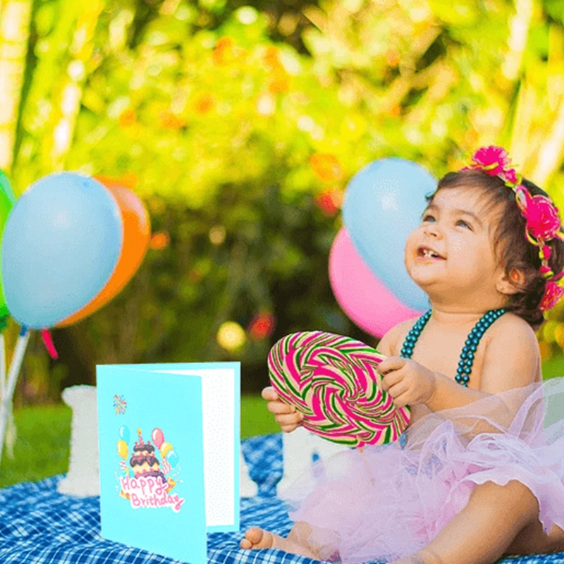 XXFA zwierzęta kreskówkowe pojawiają się kartka urodzinowa z okazji urodzin ręcznie robione 3D wyskakujące okienko kartki z życzeniami dla żony mama tata dziecko dzieci