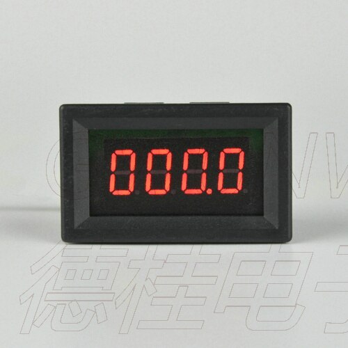 GWUNW DC 0-999.9V (1000V) four bit high precision voltmeter digital display high voltage voltage meter 0.36 Inch 4 bit LED: Red