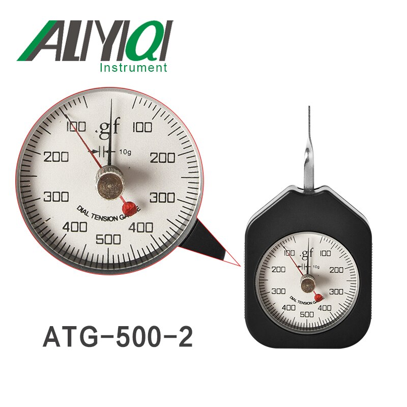 500G Wijzerplaat Spanningsmeter Tensionmeter Dubbele Pointers (ATG-500-2)Tensiometro