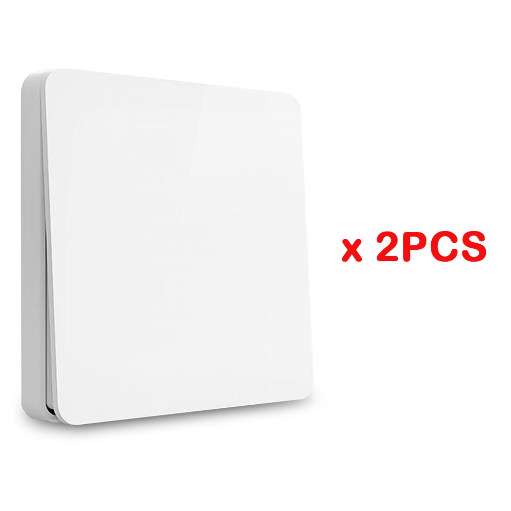 Yeelight Smart Wall Switch Self-Rebound Support Slisaon For Ceiling Light YLKG12YL/YLKG13YL/YLKG14YL: single button 2pcs