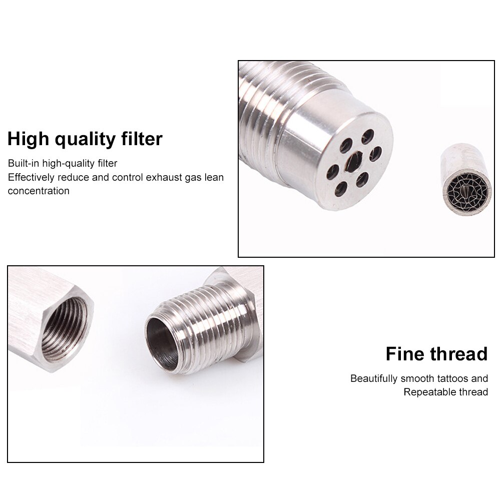 Mini Katalysator Mit Gebaut-in M18X 1,5 Katalysator 304 Edelstahl 6*2.5*2,5 cm O2 Sensor