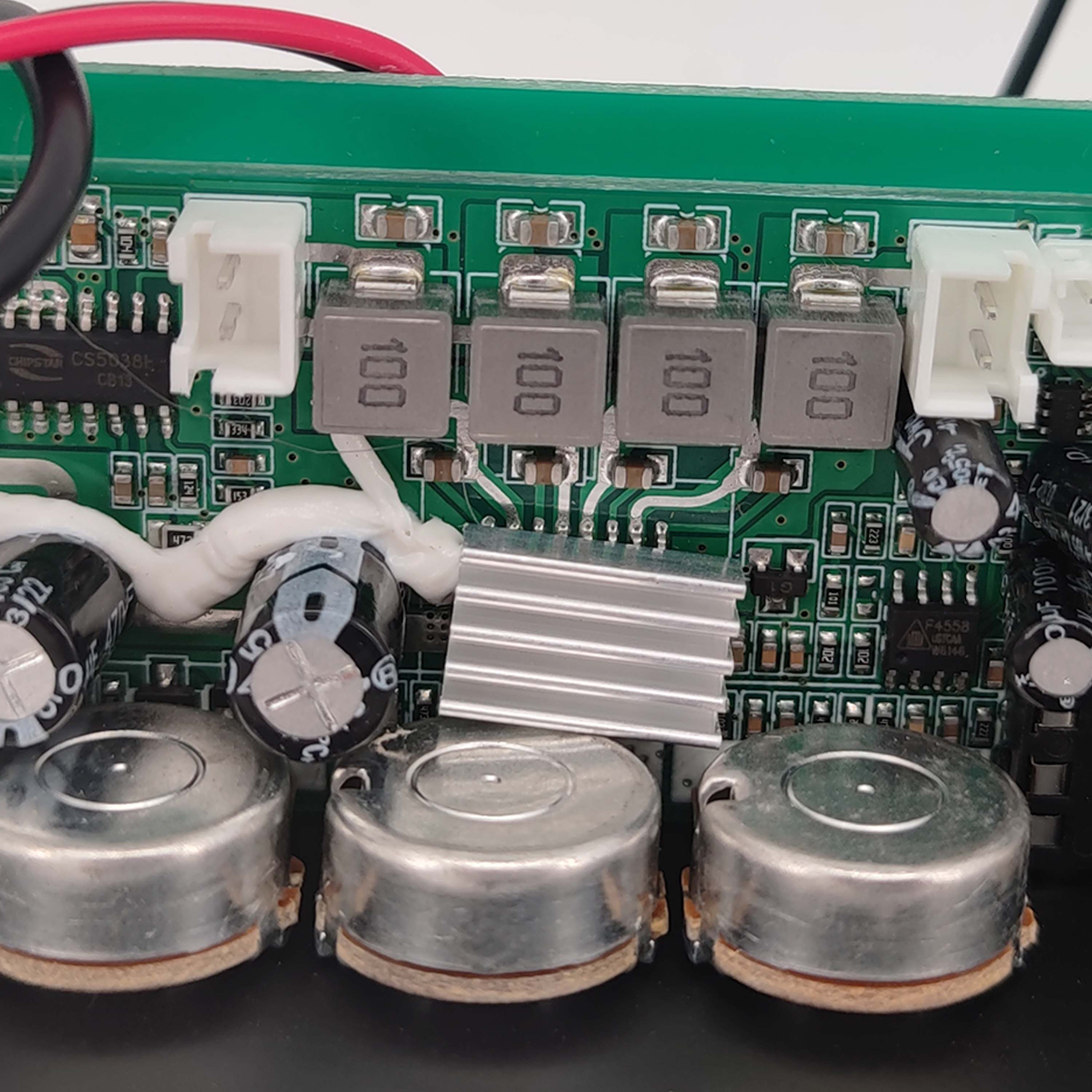 12V Amplifier Board Square Dance Speaker Amplifier Bluetooth AUX TF-Card U-Disk Recording 6-12Inch Speaker 100W Panel Board