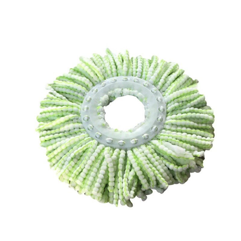 360 Rotating Round Fiber Mop Head Replaceable Microfiber Mop Heads universal circular Super absorbent Mop Refillment: A6