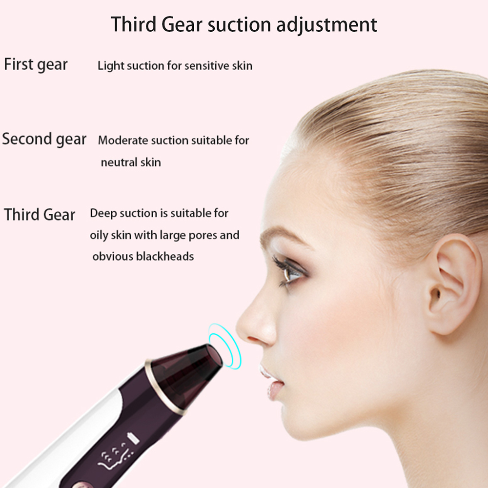 Meeëter Porie Verwijderen Voor Vrouwen &amp; Mannen Elektrische Visuele Comedondrukker Pore Stofzuiger Met Warm Kompres Functie Comedo