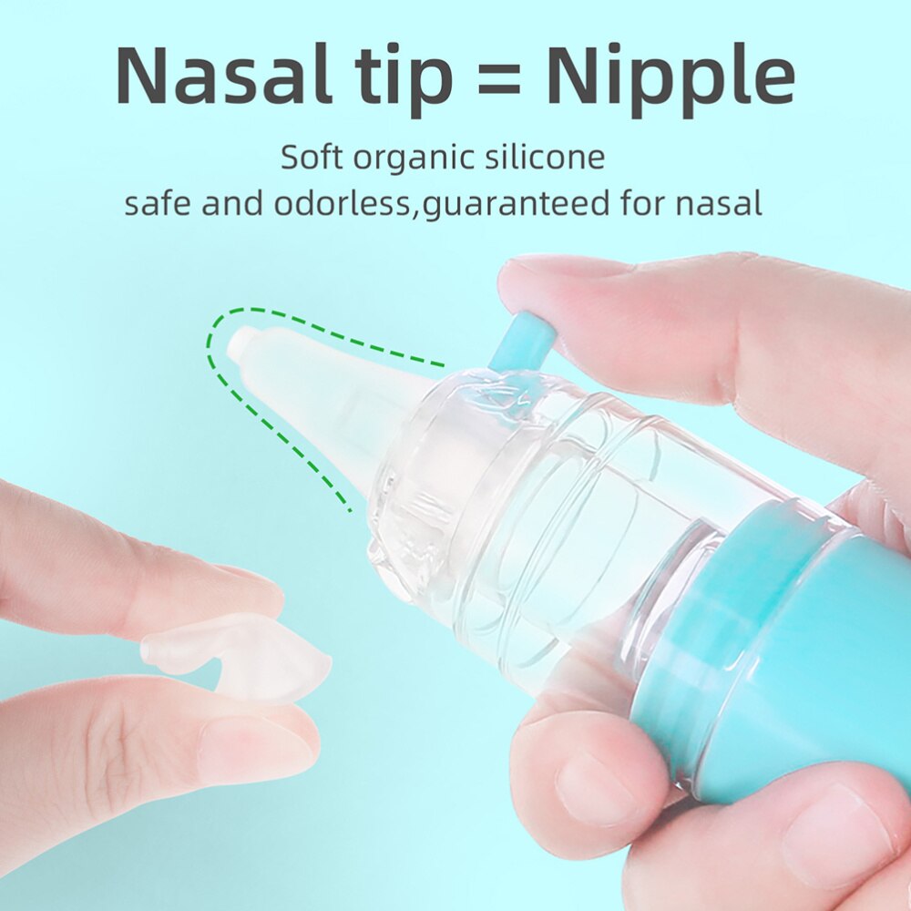 1pc durável macio anti-refluxo plástico nasal otário booger removedor nariz dispositivo de limpeza de snot limpadores