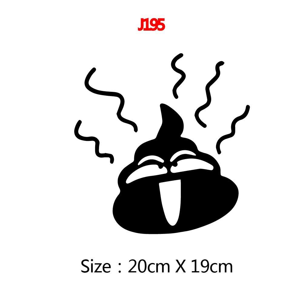 Custom Poop Vinyl Decals Wall Stickers Bedroom Nursery Decoration Wall Stickers Waterproof Wallpaper