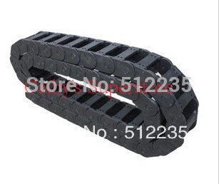 2 stks 15X40mm 1000mm Plastic Kabel slepen keten wire carrier plastic kabel slepen 15 * 40mm met End Connectors