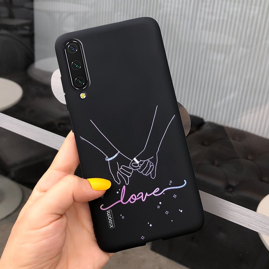 For Xiaomi mi A3 case silicone tpu soft black phone case Back cover for Xiomi Xiaomi MI A3 A 3 Cases mia3 bumper funda capa: Lavender