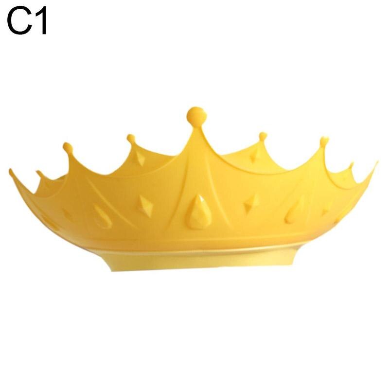 Verstelbare Kroon Baby Shower Cap Babyshampoo Cap Kids Zuigelingen Douche Bad Beschermen En Protector Waterdicht Cover Caps Chil V9H7: E