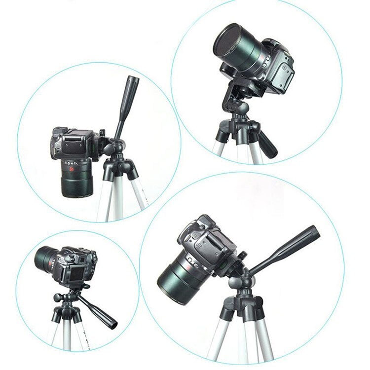 Aluminum Tripod 3-Way Universal Digital Camera Tripod WT-3110A