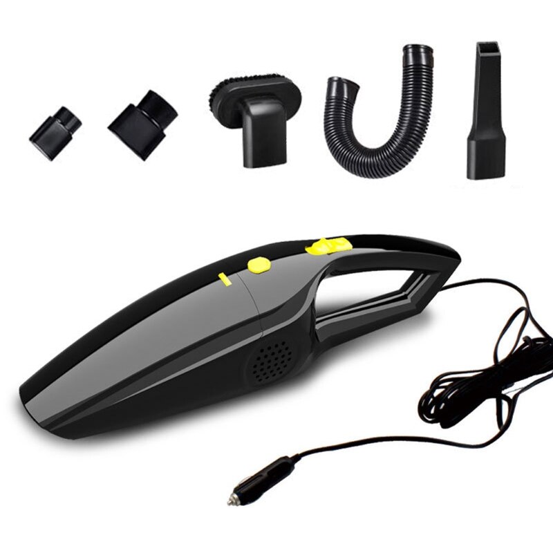 Portable Vacuum Cleaner Wired/Wireless Car Vacuum Cleaner Car Cordless Mini Hand Y4UA: 7HH1502153-BK-2