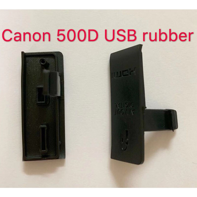 Voor Canon 500D 450D 1000D Leer Plug Usb Interface Rubber Inpluggen Usb Lederen