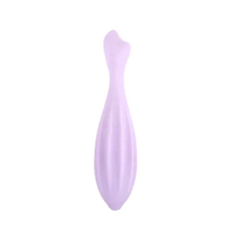 Rolo facial para rosto e olhos, rolo de beleza facial, ferramentas de cuidados com a pele, gua sha, massagem facial, silicone, rolo facial, beleza: Marfim