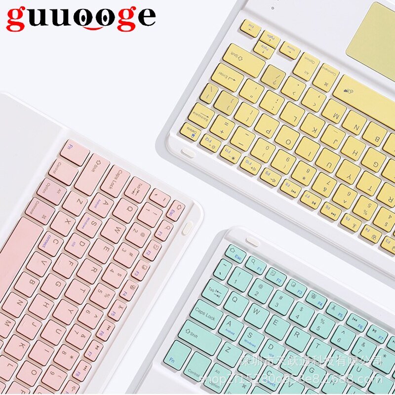 Guuooge Wireless Bluetooth for iPad Touch Keyboard Tablet for iPad 8th Generation Wireless External Keyboard for iPad