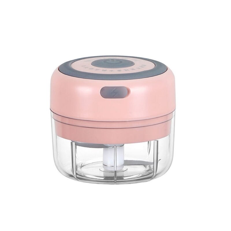 Electric Mini Garlic Press Mincer Food Chopper Processor for Pepper Vegetable Nuts Crushed Ginger Baby Food Maker: PK  100ML