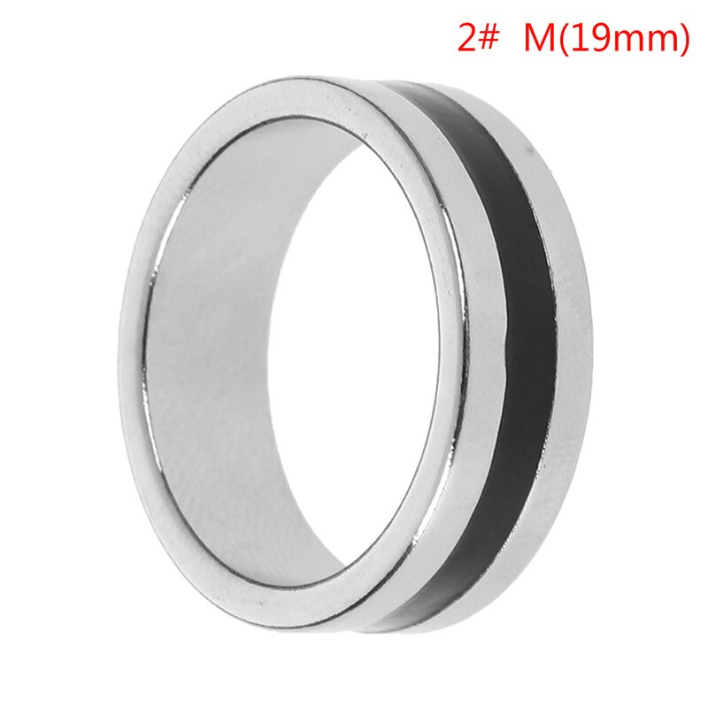 Black Circle Pk Ring Magic Tricks Strong Magnetic Magnet Ring Coin Finger Decoration 18/19/20/21mm Size Magic Ring Props Tools: F