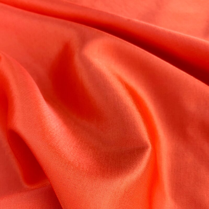Width 59" Solid Color Lustrous Non Transparent Glass Silk Hemp Fabric By The Half Yard For Dress Shirt Material