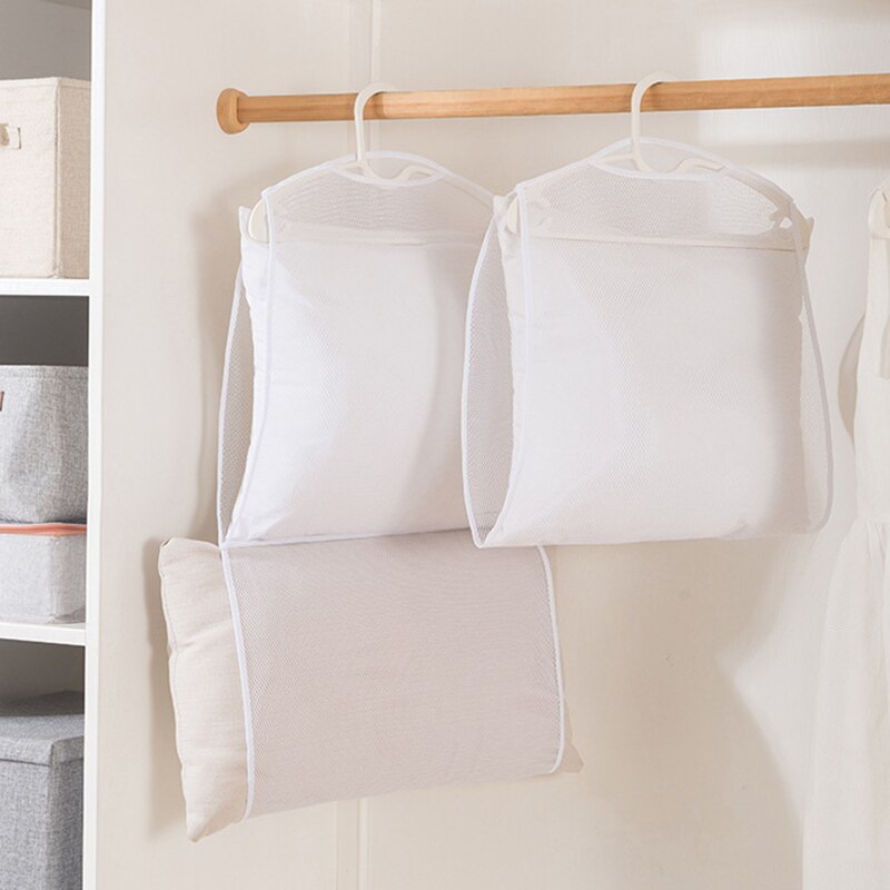 Pillow Hanging Net Drying Rack Cushion Doll Drying Nets Storage Bag Multifunctional Pillow Clothes Storage Supplies