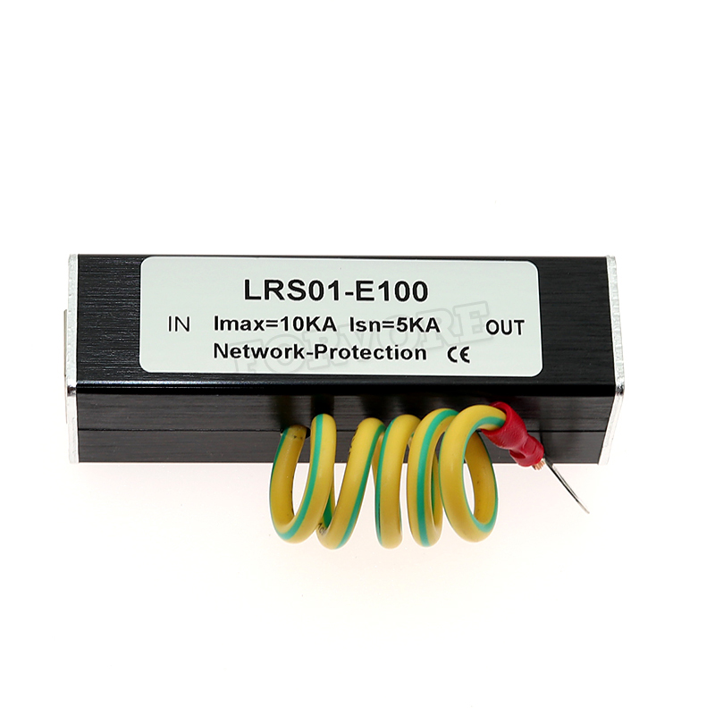 RJ45 220V 100M Network Monitoring Video Aignal Arrester SPD Computer Network Equipment Lightning Protection Thunder Preventer