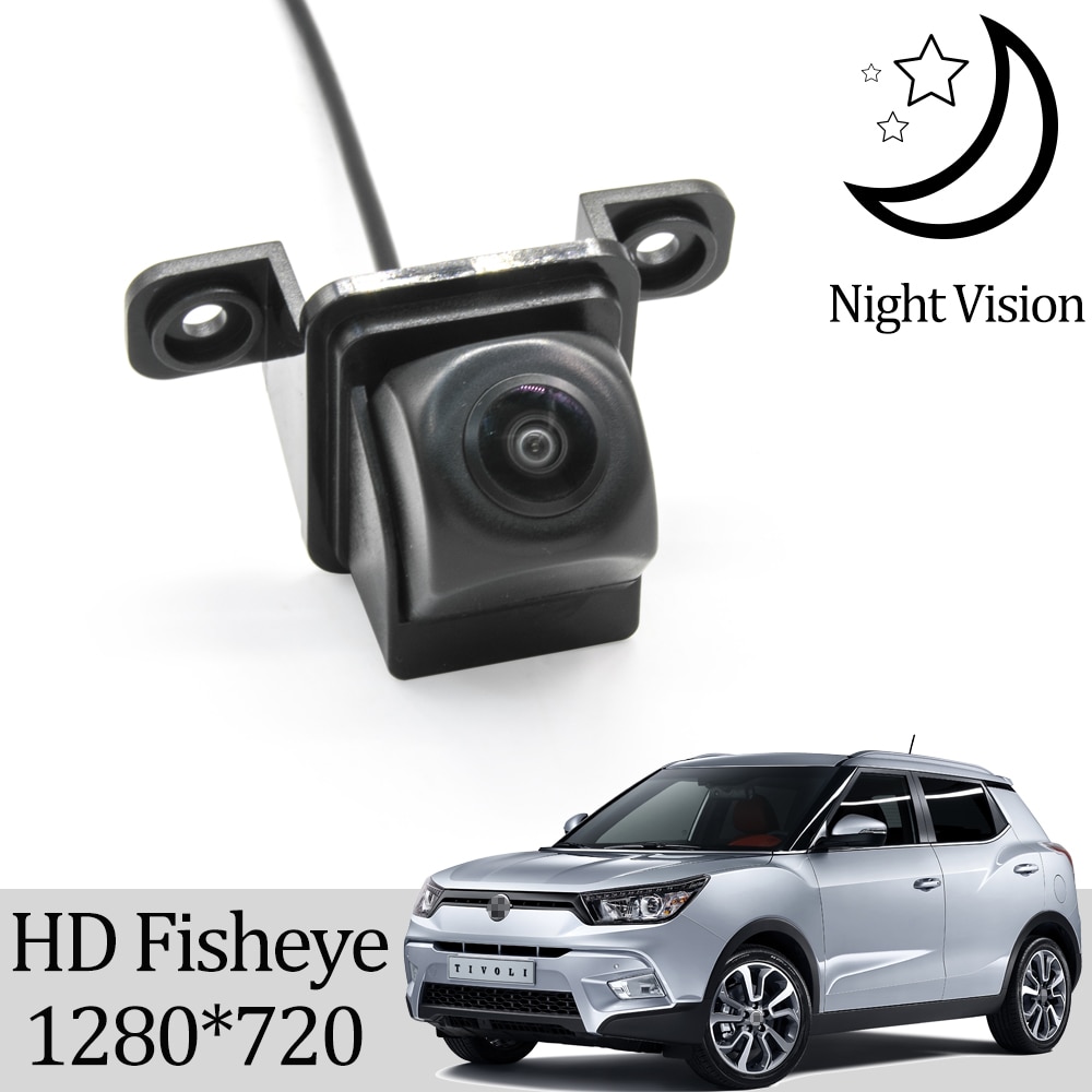Owtosin HD 1280*720 Fisheye Rückansicht Kamera Für SsangYong Tivoli/Tivoli XLV/Tivoli Luft/LUVi Auto Monitor