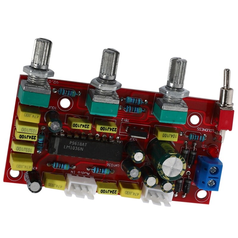 LM1036 OP-wzmacniacz przedwzmacniacz HIFI tablica dźwiękowa z regulacją głośności tonów wysokich regulacja EQ przedwzmacniacz robić wzmacniacza domowego