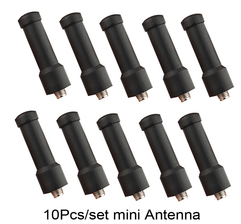 10 Uds Mini SMA-hembra antena suave de doble banda Para Kenwood radio walkie talkie BAOFENG UV-5R Plus BF-888S PuXing Wouxun TYT