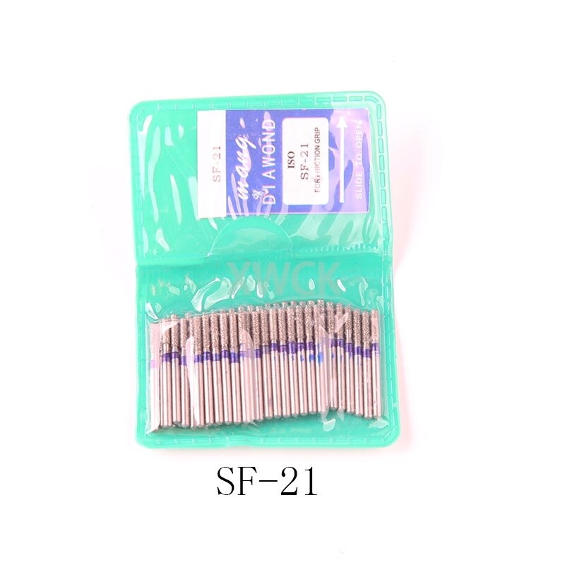 50pcs/bag Dental Teeth Polishing Burs Dental Diamond Polishers for Polishing Smoothing Teeth Polishers: Sf-21
