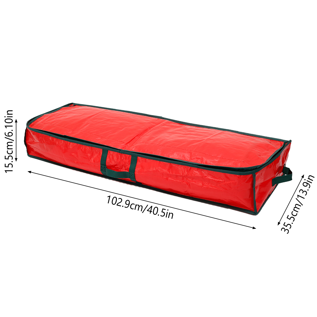 Christmas Wrap Storage Bag Waterproof Underbed Storage Organizer with Reinforced Handles Xmas Wrapping Paper Storage Box