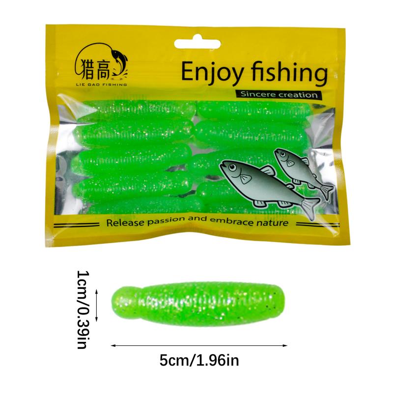 Maden Visaas 10 Stuks Zachte Maden Aas Precieze Zinkende Snelheid Effectief Visaas Voor Bas