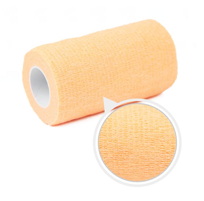 10cm x 4.5m elastoplast självhäftande sammanhängande bandage tejp starka sporttejper för handled, ankelförstuvningar och svullnad: Gul