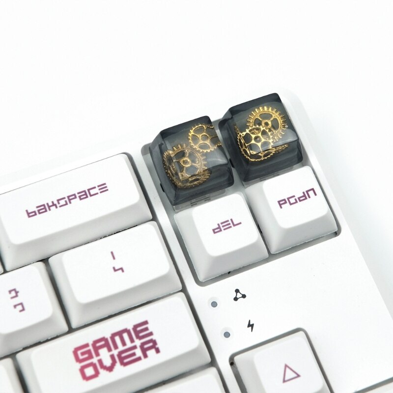 Resin Keycap Key Cap Mechanical Keyboard KeyCaps for Cherry MX Keyboard Decorate Office School