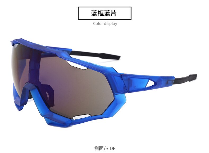 Gafas de ciclismo para hombres gafas de sol de ciclismo coloridas a prueba de viento UV400 gafas de bloqueo ciclismo para ciclismo al aire libre: 7