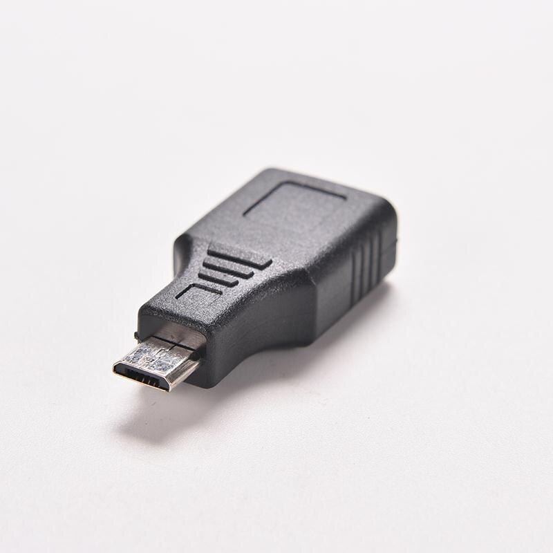Mini usb usb 2.0 a hona till mikro / mini usb  b 5- stifts hankontakt otg värd adapter omvandlare kontakt upp  to 480 mbps svart