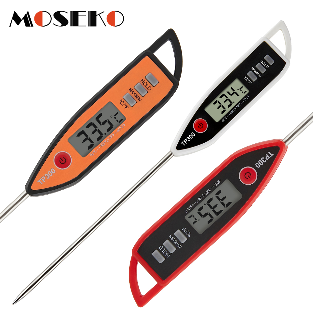Moseko Digitale Vlees Thermometer Voor Voedsel Koken Barbecue Water Snoep Oven Melk Grill Temperatuurmeter Bbq Keuken Gereedschap
