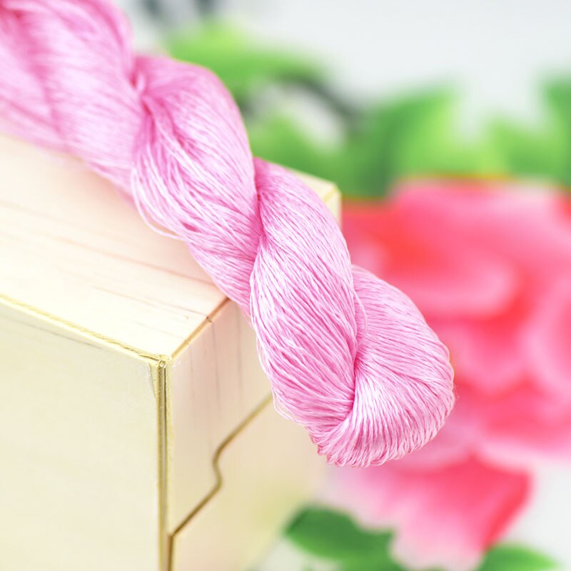 silk embroidery thread / 100% silk thread /hand embroidery embroider cross stitch/rose redseries/8 gradient colors: 2