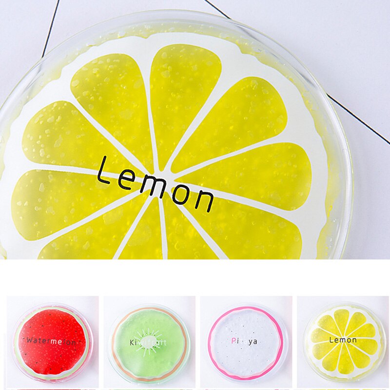 3pcs Reusable Cooling ice pack cold Round Colourful Iced Packs Cooler Bags Fruit Cold Fresh Food Drink Ice Gel pack